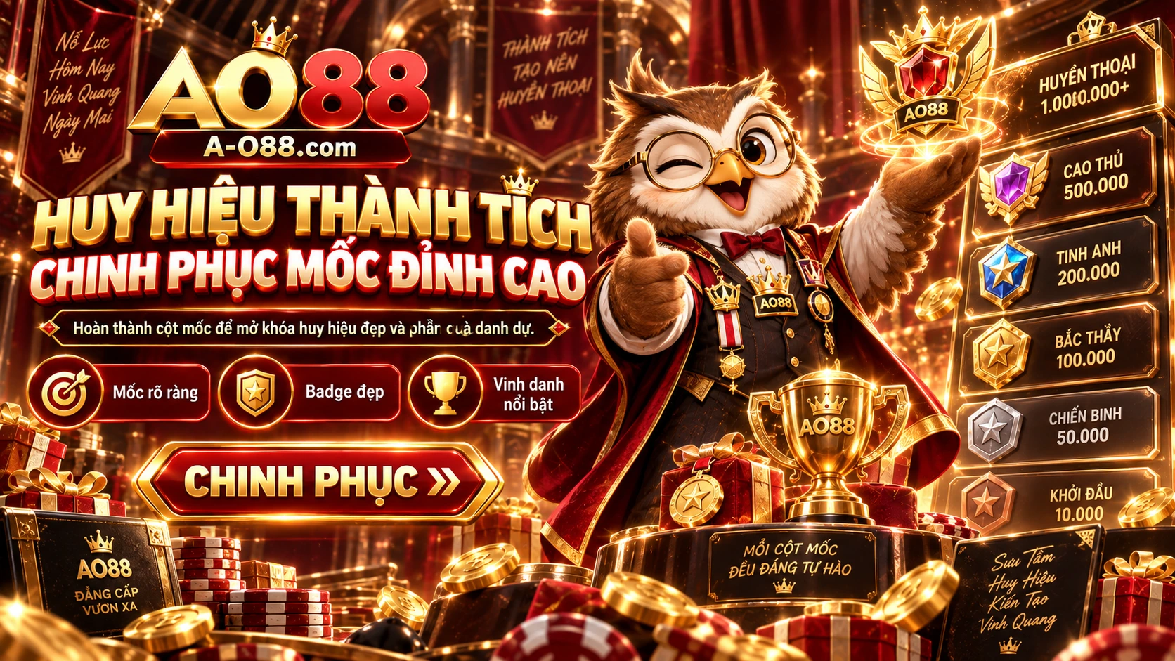 Huy hiệu thành tích AO88