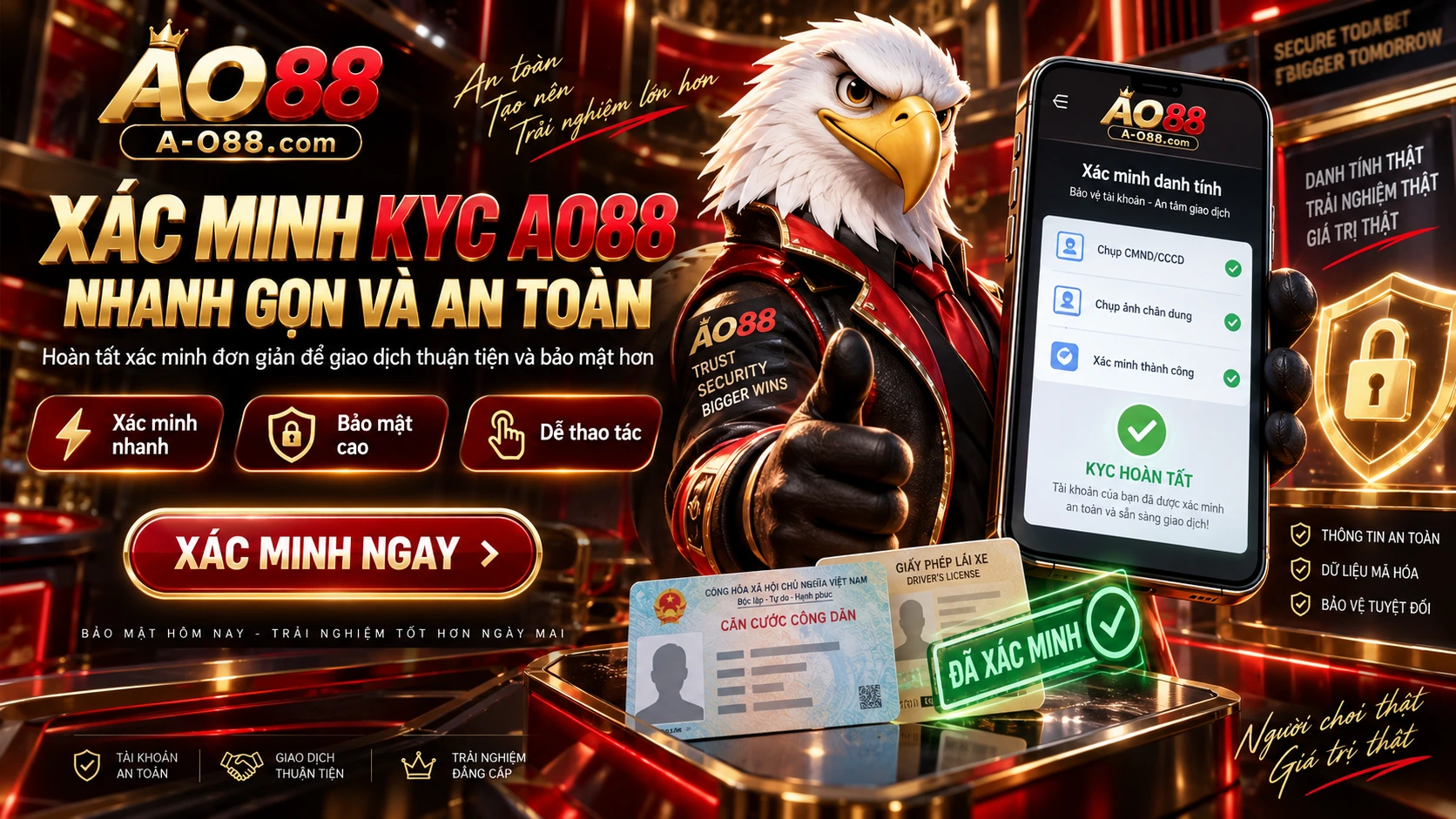Xác minh KYC AO88