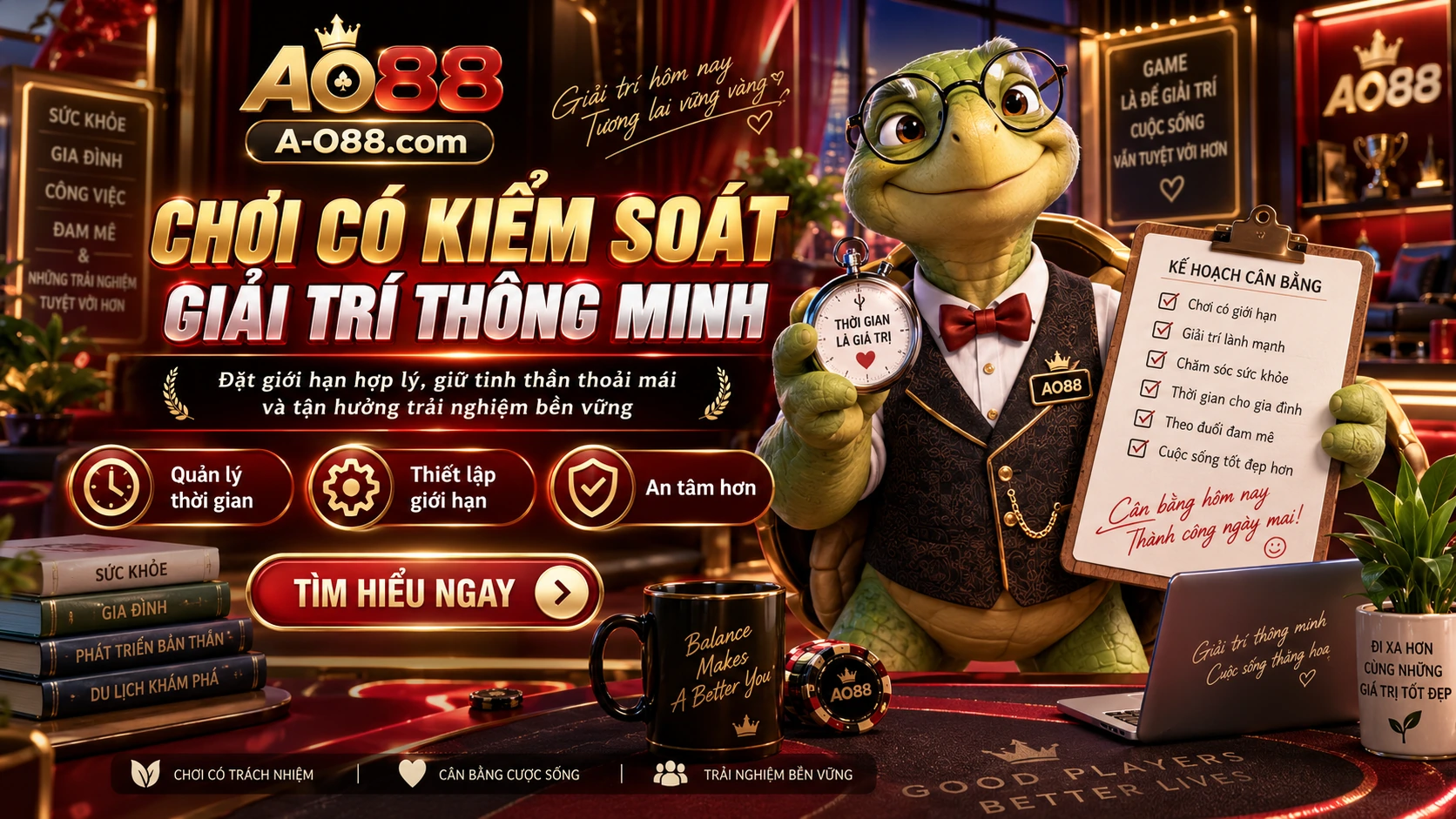 Chơi có kiểm soát cùng AO88