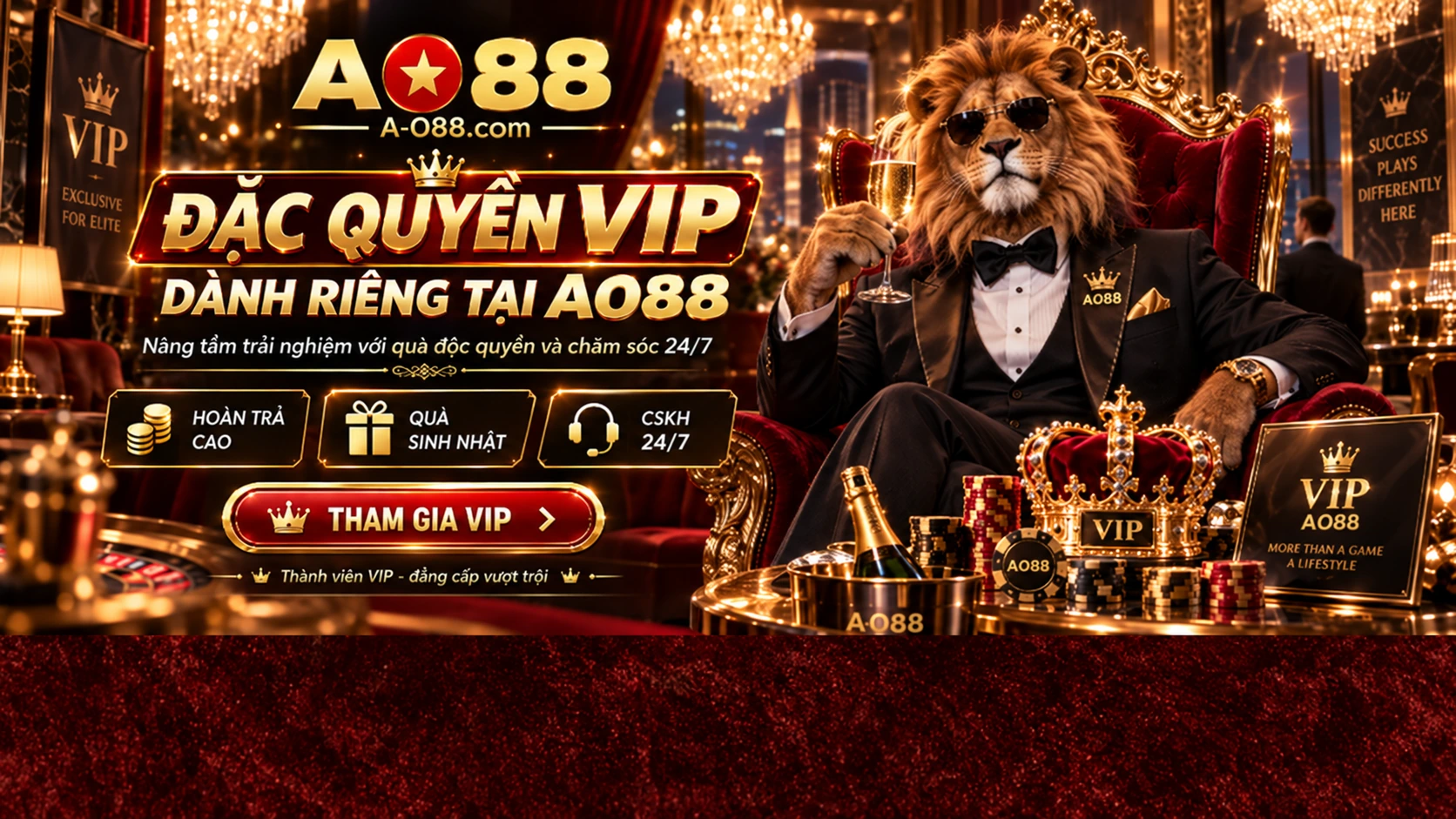 Đặc quyền VIP AO88